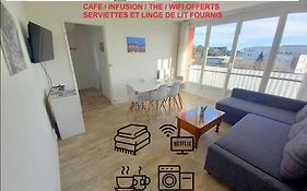 T3 57m2 avec balcon proche gare SNCF - WIFI, Netflix, café et thé offerts
